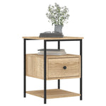 ZNTS Bedside Cabinet Sonoma Oak 40x42x56 cm Engineered Wood 826025