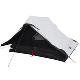 Camping Tent 2-Person White Blackout Fabric Waterproof 4009437