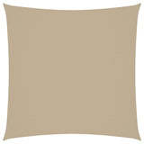 Sunshade Sail Oxford Fabric Square 6x6 m Beige 135142