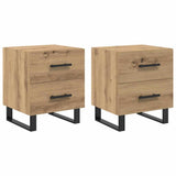 Bedside Cabinet 2 pcs Artisan Oak 40 x 35 x 47.5 cm 882061