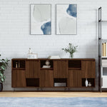 Sideboards 3 pcs Brown Oak Engineered Wood 3190156