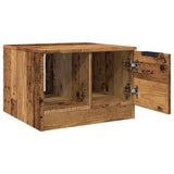 Coffee Table Old Wood 50x50x36 cm Engineered Wood 856848
