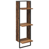 Wall Shelf Set 6 pcs Old Wood 100 x 25 x 30 cm Engineered Wood 882847