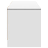 TV Cabinet with LED White 165 x 34 x 40 cm Engineered Wood 8006547