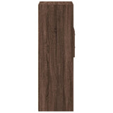 Highboard Brown Oak 45x42.5x124 cm Engineered Wood 846172