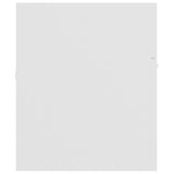 Sink Cabinet with Built-in Basin White Engineered Wood 3070847