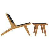 Garden Chair Natural wood Solid Teak Wood Standard Foldable 319155