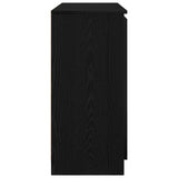 Sideboard with Drawers Black Oak 100.5x35x76 cm Engineered Wood 3328445