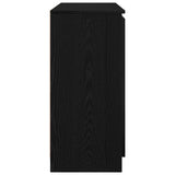 Sideboard with Drawers Black Oak 100.5x35x76 cm Engineered Wood 3328445