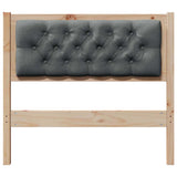 Headboard Other Brown and dark grey 90 cm Solid pine wood 879030