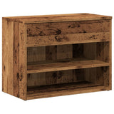 Shoe Bench Old Wood 60x30x45 cm Engineered Wood 856754