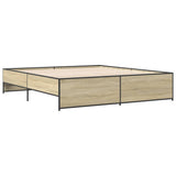 Bed Frame without Mattress Sonoma Oak 180x200 cm Super King 3279873