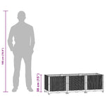 Raised Bed 120x40x38 cm Polypropylene 316532
