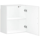 Kitchen Wall Cabinet Porto White Engineered Wood 854037
