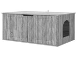 Cat House Grey Sonoma 85 x 55 x 50.5 cm Engineered Wood 8000722