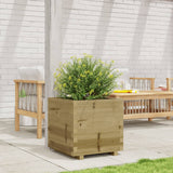 Garden Planter 50x50x49.5 cm Impregnated Wood Pine 847357