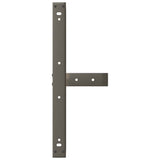 Coffee Table Legs T-Shaped 2 pcs Black 70x25x cm Steel 4013039