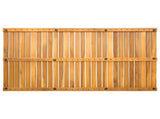 Bath Mat Plain Brown 100 x 55 cm Solid Acacia Wood 42025257