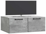 Wall-Mounted TV Cabinet Concrete Grey 59.5 x 41 x 30 cm 899018