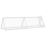Chicken Cage Silver 400x105x91 cm Galvanised Steel 172558