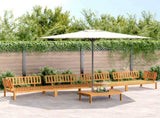 5 Piece Garden Pallet Sofa Set Solid Wood Acacia 3209437