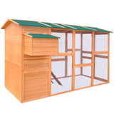 ZNTS Chicken Coop Wood 295x163x170 cm 170411