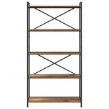 Bookshelf Old wood 80 x 30 x 155 cm Engineered Wood 868417