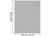Tent Carpet Anthracite 600 x 350 cm Polyester 42002778