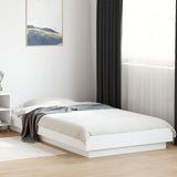 Bed Frame with LED Lights without Mattress White 90x190cm 3281147
