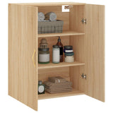Wall Mounted Cabinet Sonoma Oak 69.5x34x90 cm 828407