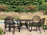 Bistro Set Bronze Cast aluminium Standard Bistro Set Round 3070604