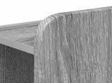 Headboard Cabinet with Storage Grey Sonoma Engineered Wood 8001234