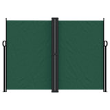 ZNTS Retractable Side Awning Dark Green 180x1200 cm 4004845