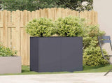 Planter Anthracite 80x40x80 cm Cold-rolled Steel 860712