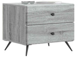 Bedside Cabinet Grey Sonoma 43 x 34.5 x 47.5 cm Engineered Wood 895457