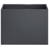 Garden Planter 2 pcs Anthracite 40 x 30 x 30 cm 8005195