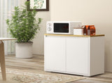 Kitchen Sideboard, Storage Cabinet with Double Doors and Adjustable Shelf for Living Room, Entryway, T3398P343017