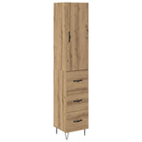 Highboard Artisan Oak 34.5 x 34 x 90 cm Engineered Wood 3402729