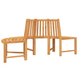 Tree Benches 2 pcs Half Round 201 cm Solid Wood Teak 3157907