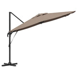 Roma Parasol Taupe 286 x 284 x 265 cm Aluminium and Polyester 42003338