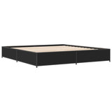Bed Frame without Mattress Black 200x200 cm 3279822
