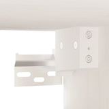 Wall Cabinet White 80x30x30 cm Solid Wood Pine 818377