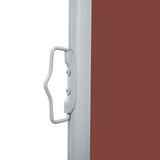 Retractable Side Awning Brown 120x1000 cm 48481