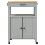 Kitchen Trolley MONZA 60x40x88.5 cm Solid Wood Pine 376098