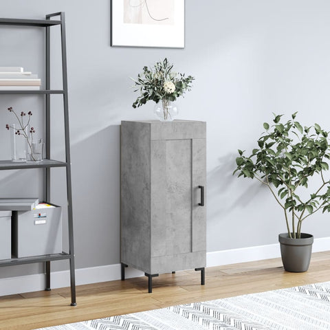 ZNTS Sideboard Concrete Grey 34.5x34x90 cm Engineered Wood 830448