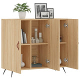 Sideboard Sonoma Oak 90x34x80 cm Engineered Wood 828079