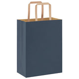 Paper Bags 250 pcs with Handles Blue 21x11x28 cm 4101923