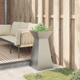 Pillar Planter Silver 35 x 35 x 73 cm Stainless Steel 873846