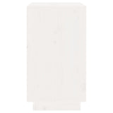 Wine Cabinet White 55.5x34x61 cm Solid Wood Pine 821528