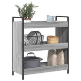 Kitchen Trolley Grey Sonoma 70x30x82 cm Engineered Wood 842319